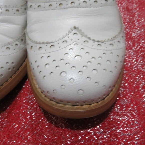 BOGO Blake Scott KATE White Oxford Loafers (Pedro Garcia Vibes!!) lace up 7.5 - Picture 3 of 12